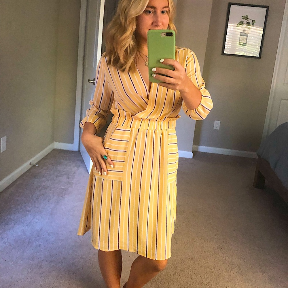 Light- weight wrap dress